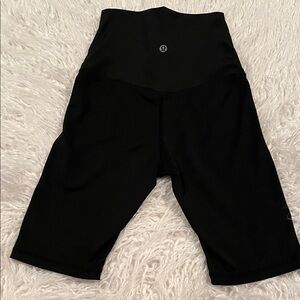 Lululemon Black High-Waisted Shorts